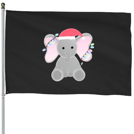 Discover ELEPHANT Christmas - Have an ELEPHANTastic Greeting Card, Disney Elephant Dumbo Christmas , Dumbo Christmas House Flags