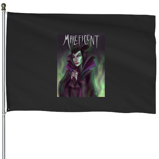 Malevolent Maleficent   SALE!! : Disney Villains Maleficent , Maleficent Gift S-5XL House Flags