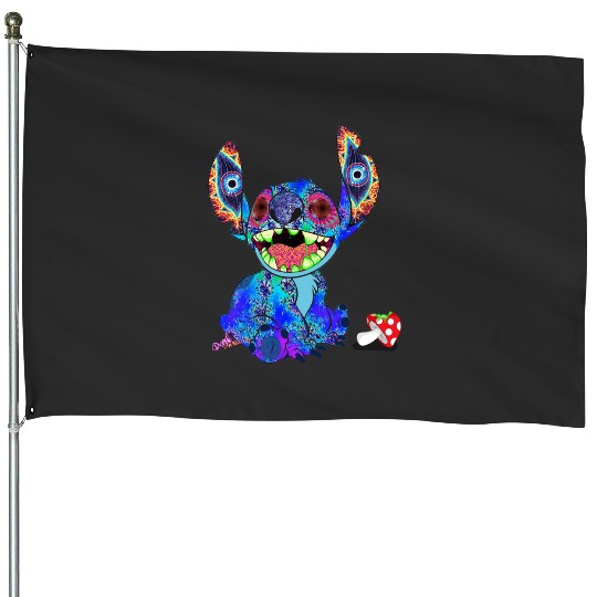 Stitch Ohana stitch ohana means family Poster, Stitch Eras Tour , Stitch Shirt, Disney Land Lilo and Stitch House Flags