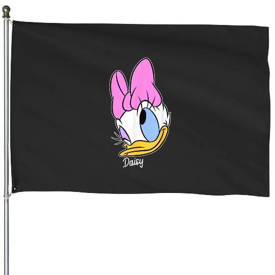 Disney Mickey And Friends Daisy Big Face House Flags