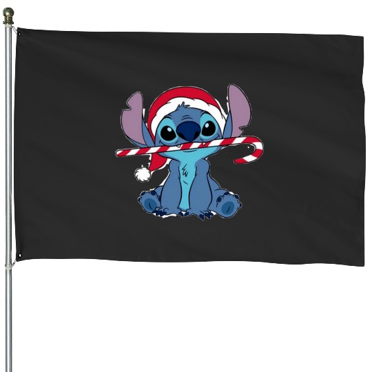 Happy holidays, Stitch Eras Tour , Stitch Shirt, Disney Land Lilo and Stitch House Flags