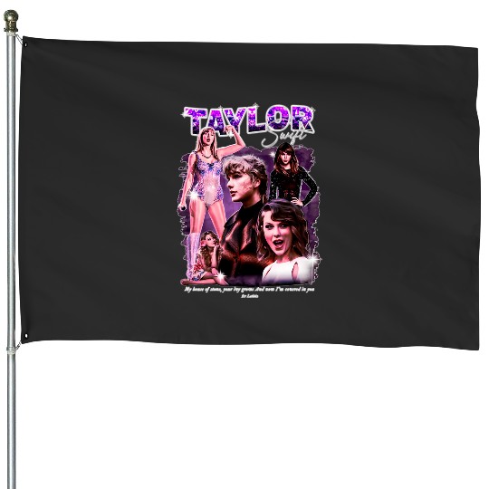 Discover Music Vintage Christmas Tour Halloween Concert  2 , Vintage Taylor Reputation , Taylor Gift S - 5XL |  Taylor Beautiful House Flags