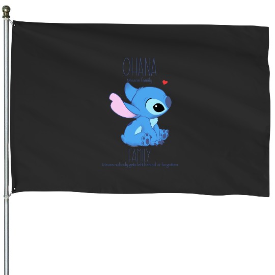 ohana means family Sticker2, Stitch Eras Tour , Stitch Shirt, Disney Land Lilo and Stitch House Flags