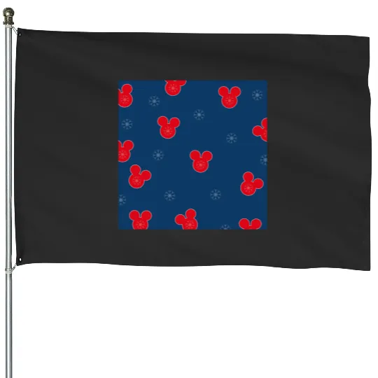 Discover Christmas mouse pattern  : Mickey Disney Christmas, Disney Christmas House Flags