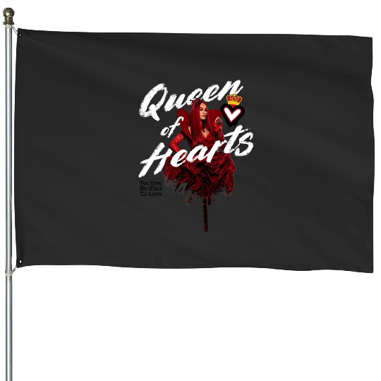Disney Descendants The Rise Of Red Queen Of Hearts Retro House Flags