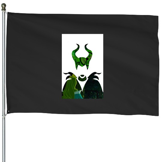 Maleficent Sleeping Beauty   SALE!! : Disney Villains Maleficent , Maleficent Gift S-5XL House Flags