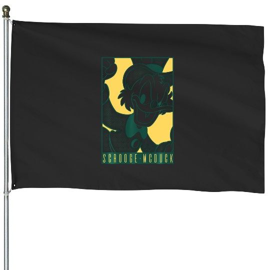 Disney Ducktales Scrooge Mcduck Comic Portrait House Flags
