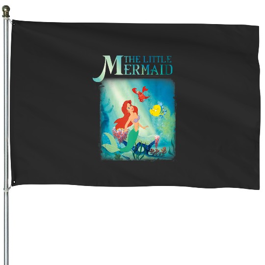 Discover Disney The Little Mermaid Ariel Sebastian Flounder Tank Top House Flags