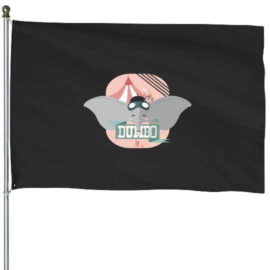 Discover Elephant Sticker4: Disney Elephant Dumbo, Dumbo House Flags