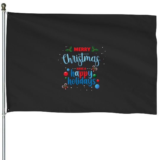 merry christmas t shirt happy winter holidays  : Mickey Disney Christmas, Disney Christmas House Flags