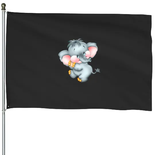 Discover Cute Elephant Sticker8: Disney Elephant Dumbo, Dumbo House Flags