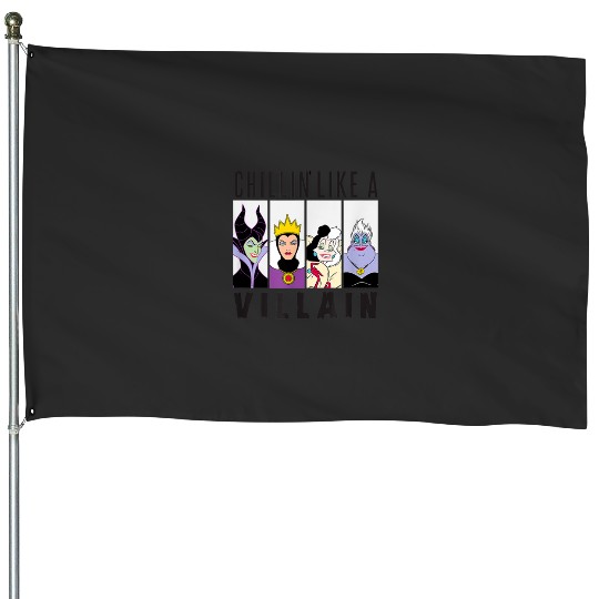 Chilling Like A Villain   SALE!! : Disney Villains Maleficent , Maleficent Gift S-5XL House Flags