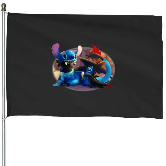Its My Birthday Gift Stitch Lilo Funny happy  , Stitch Eras Tour , Stitch Shirt, Disney Land Lilo and Stitch House Flags