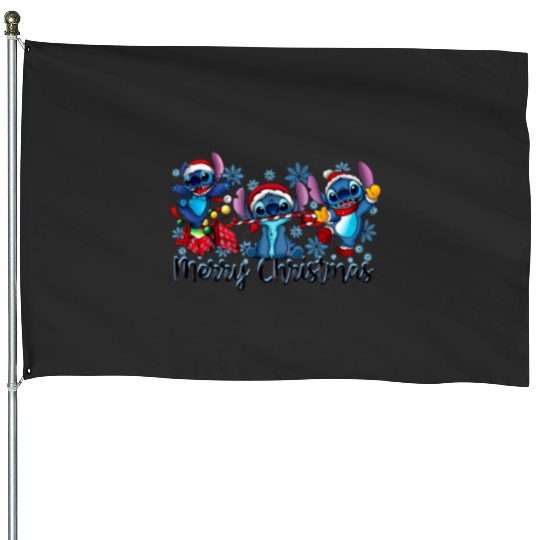 Christmas Spaceman Inspired Silhouette Sticker, Stitch Eras Tour , Stitch Shirt, Disney Land Lilo and Stitch House Flags