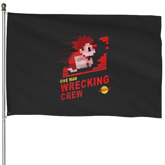 Discover Disney WreckIt Ralph One Man Wrecking Crew Vintagess Cover Tank Top House Flags