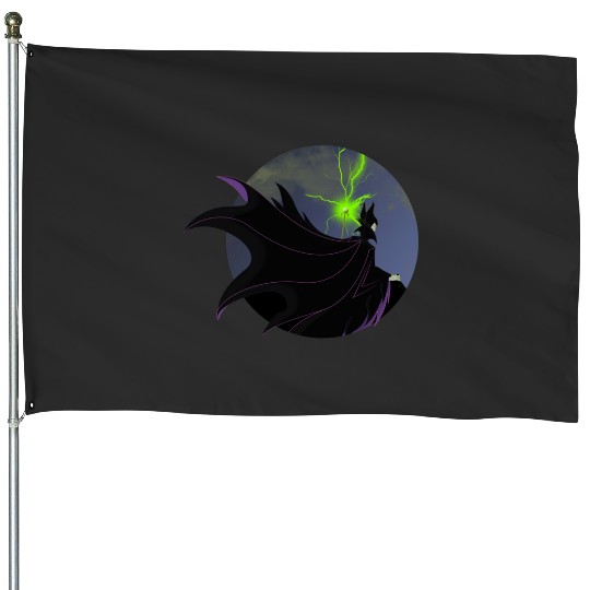Discover Atop the Forbidden Mountain   SALE!! : Disney Villains Maleficent , Maleficent Gift S-5XL House Flags