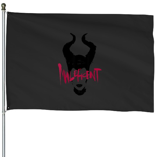 Maleficent Silhouette   SALE!! : Disney Villains Maleficent , Maleficent Gift S-5XL House Flags
