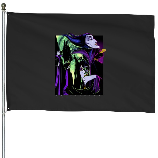 Maleficent Large Side Portrait   SALE!! : Disney Villains Maleficent , Maleficent Gift S-5XL House Flags