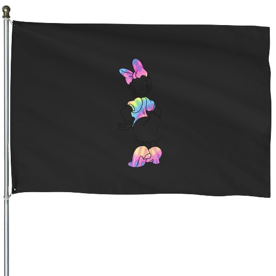 Disney Mickey And Friends Daisy Duck Tie Dye House Flags