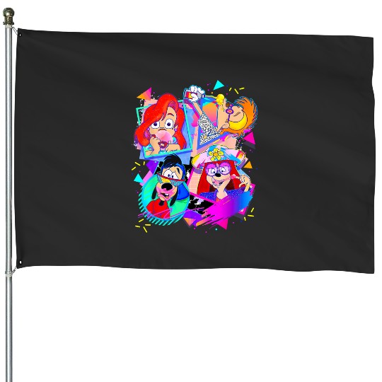 Disney A Goofy Movie Bubble Gum Retro Nineties House Flags