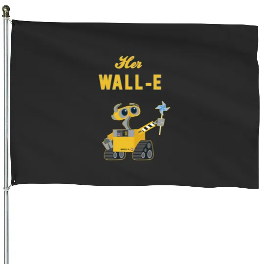 Discover Disney Pixarss WallE Her WallE Couples Pullover Hoodie House Flags