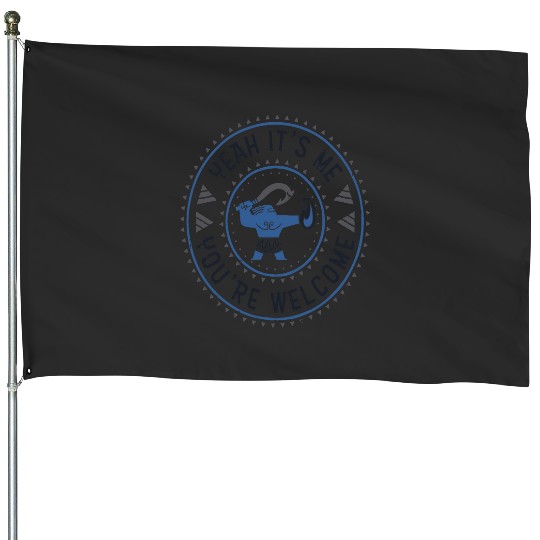 Disney Moana Maui Yeah Its Me Youre Welcome Big Emblem House Flags
