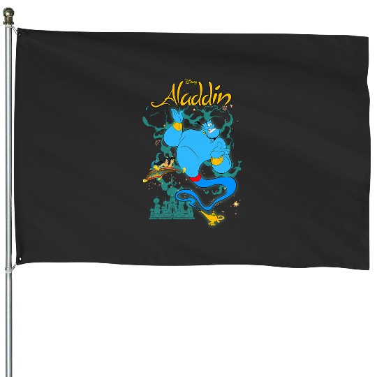 Disney Aladdin Genies Magic Carpet Ride House Flags