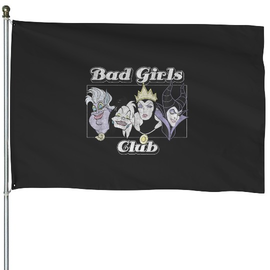 Discover Disney Villains Bad Girls Club House Flags