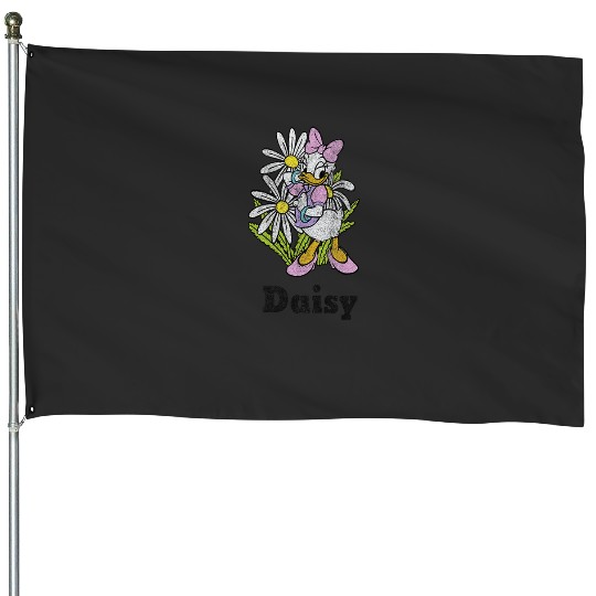 Discover Disney Mickey And Friends Daisy Duck Floral Portrait House Flags