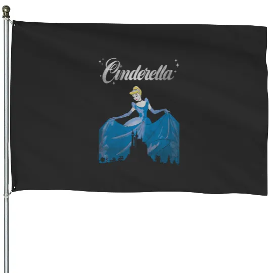 Discover Disney Cinde Cinde Dancing Castle Silhouette Skirt House Flags