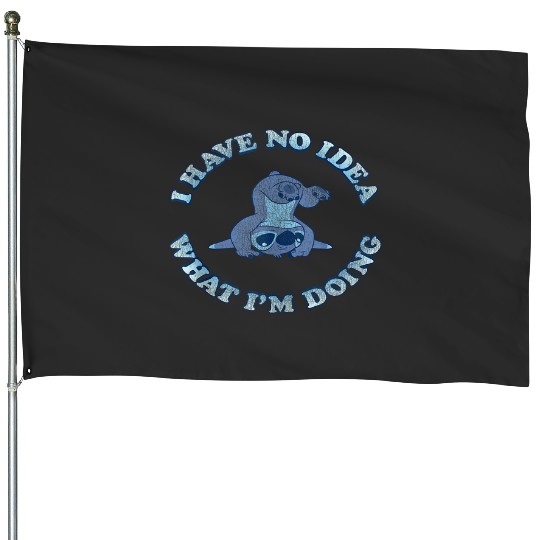 Disney Lilo & Stitch I Have No Idea What I'm Doing Tank Top House Flags