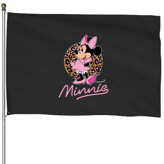 Disney - Minnie Leopard Print House Flags