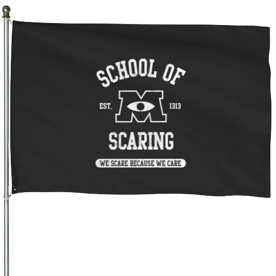 disney Pixars monsters university school of scaring est 1313 sweat House Flags