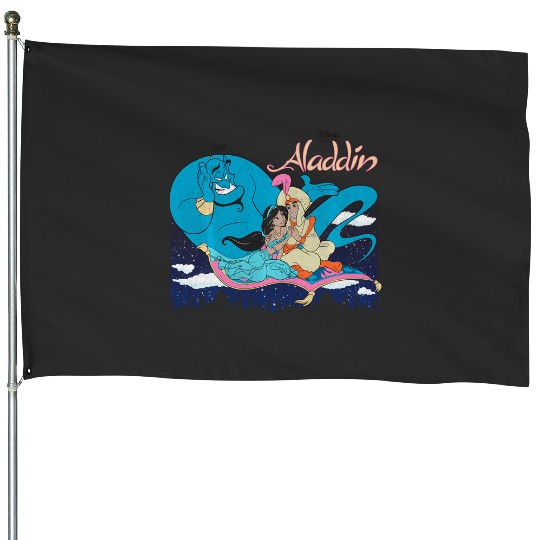 Disney Aladdin Classic Poster House Flags
