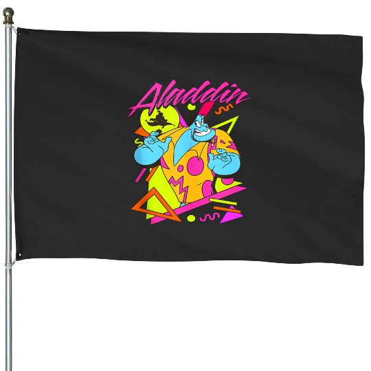 Discover Disney Aladdin Genie 90's Style Retro Vintage Portrait Tank Top House Flags
