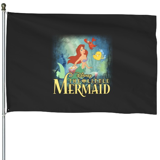 Disney The Little Mermaid Classic Vintage Movie Cover Photo House Flags