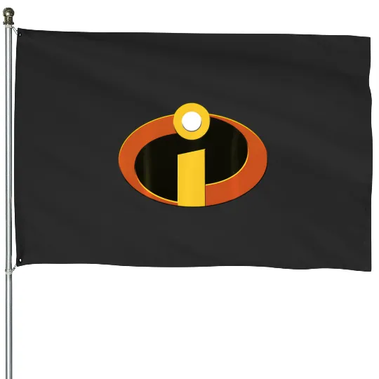 Discover Disney Pixar Incredibles Movie Logo House Flags