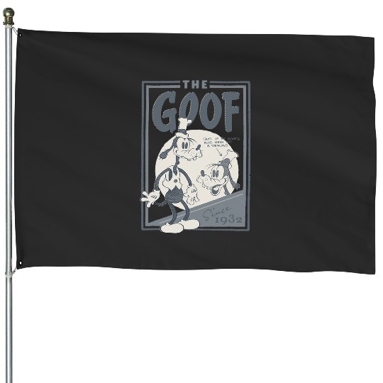 Discover Disney Mickey And Friends Goof Since 1932 Vintage Poster House Flags