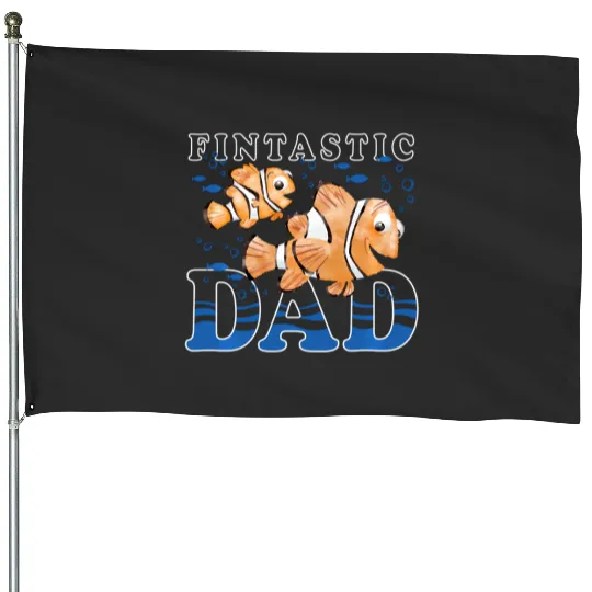 Discover Disney And Pixar'S Finding Nemo Fintastic Dad House Flags