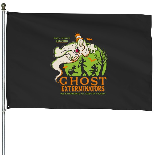 Discover Disney Mickey And Friends Halloween Ghost Exterminators Long Sleeve House Flags