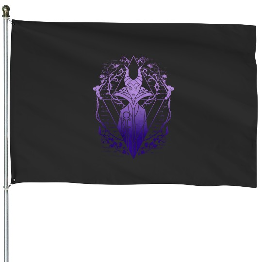 Disney Sleeping Beauty Maleficent Fade Triangle Hoodie House Flags