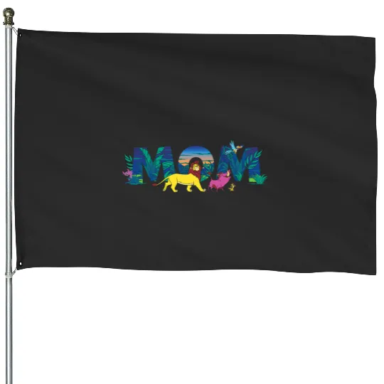 Disney The Lion King Simba & Pals Mom Mother’s Day Birthday House Flags