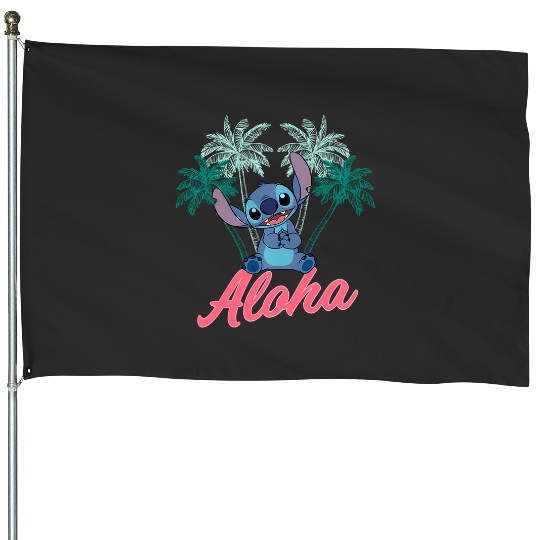 Disney Lilo And Stitch Aloha House Flags