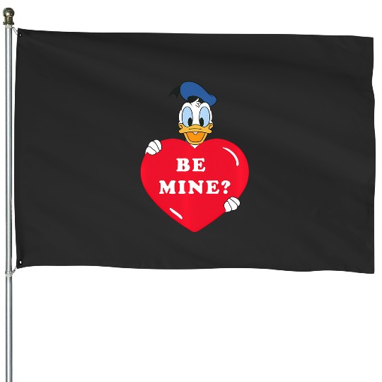 Disney Be Mine Donald Duck Valentines Day House Flags