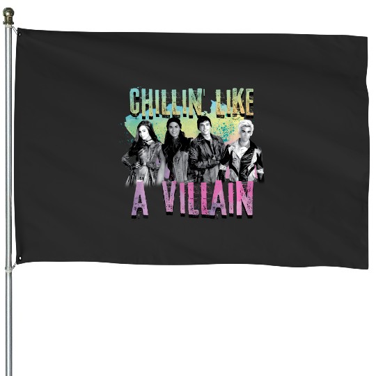 Discover Disney Descendants Chillin Like A Villain House Flags