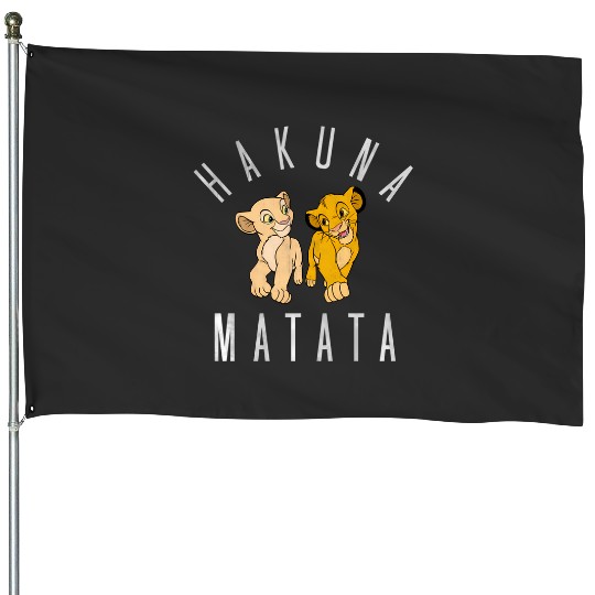 Discover Disney Lion King Simba Nala Hakuna Matata Graphic Hoodie House Flags