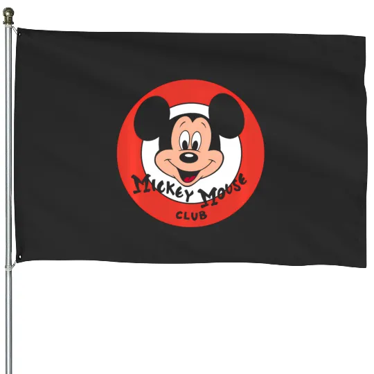 Discover Disney 100 Mickey Friends Retro Classic Mickey Mouse Club House Flags
