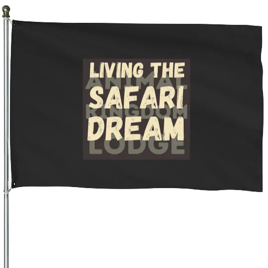 Discover Disney Animal Kingdom Lodge LIving Safari Dream TShirt House Flags