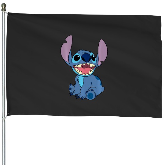 Disney Lilo And Stitch Sitting House Flags