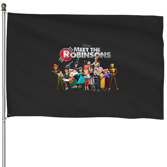Discover Disney Meet The Robinsons Characters Long Sleeve House Flags
